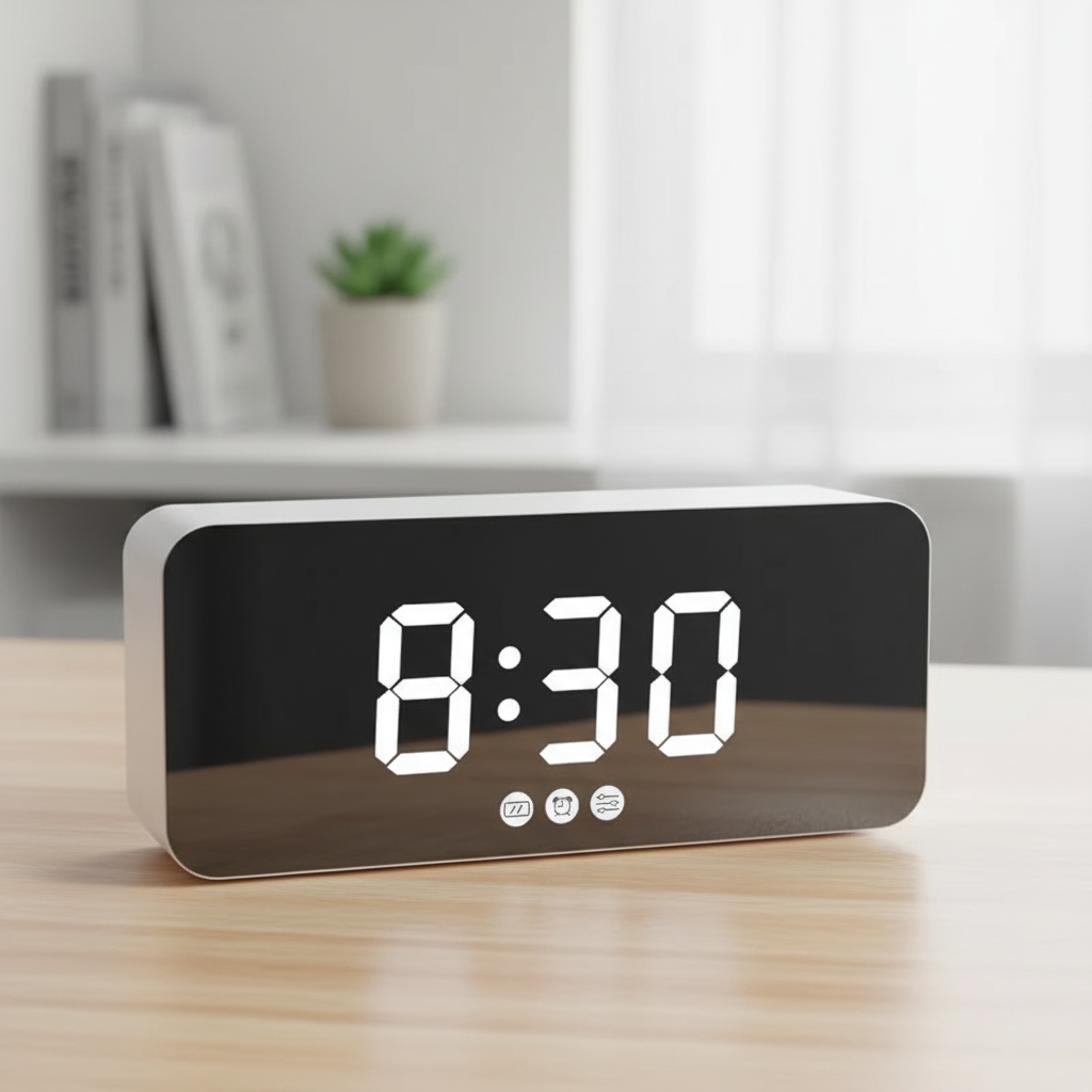 Nordspur | Luminora LED Mirror Digital Alarm Clock