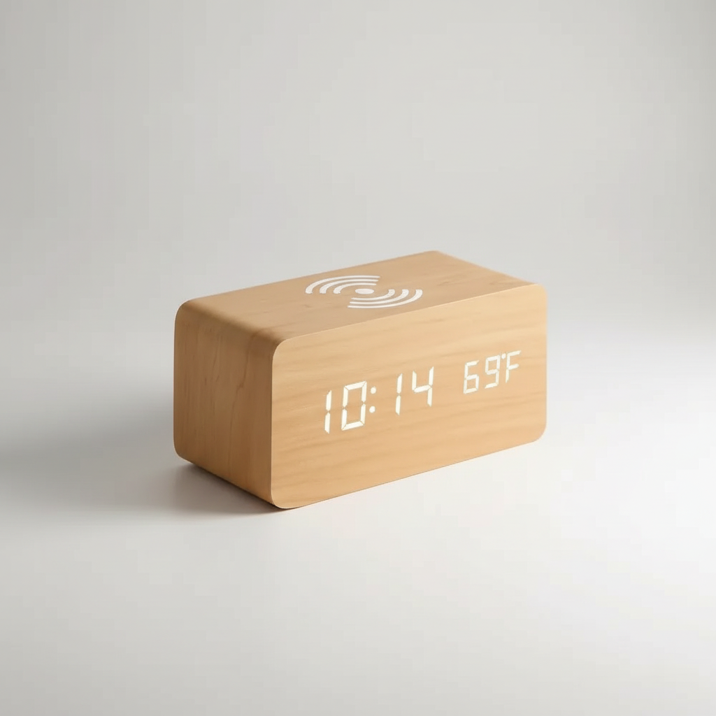 Nordspur | Lumnora Digital LED Wooden Alarm Clock