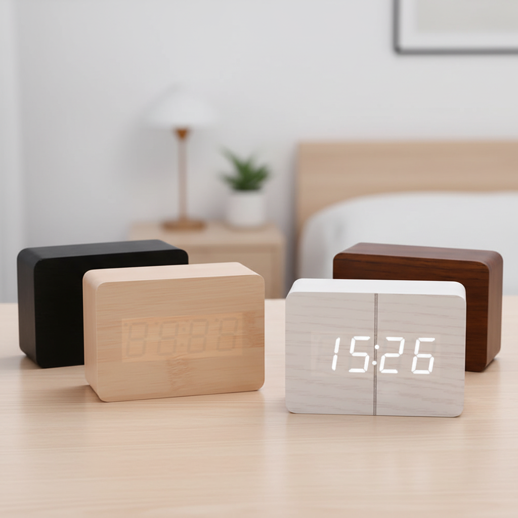 Nordspur | Lumnovox Minimal Wooden Digital Alarm