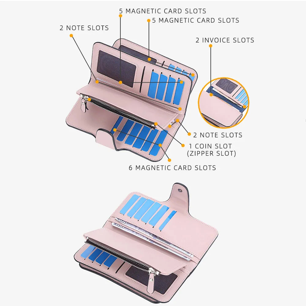 Nordspur | Lunaree Long Zip Around Wallet