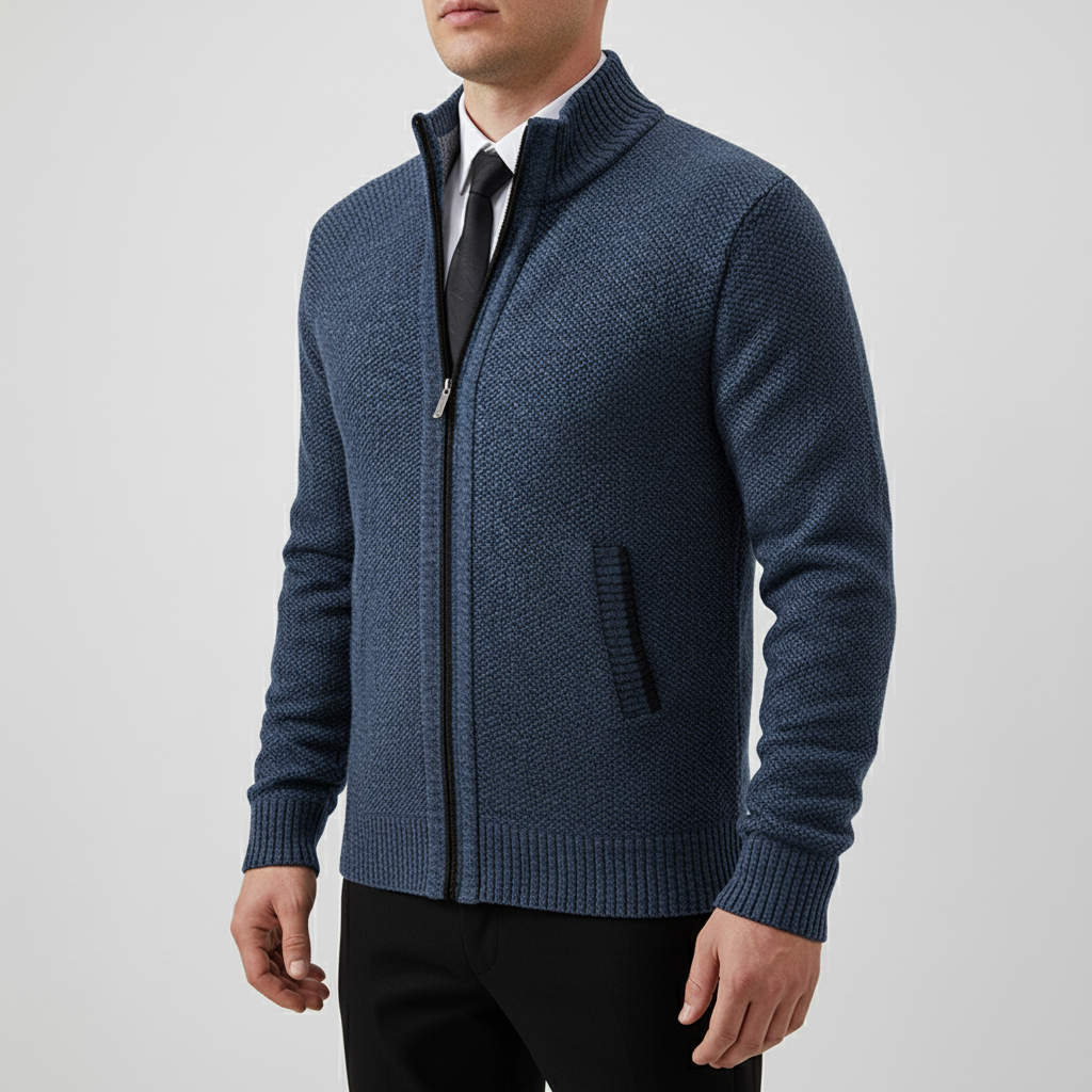 Nordspur | Men Casual Zip Cardigan
