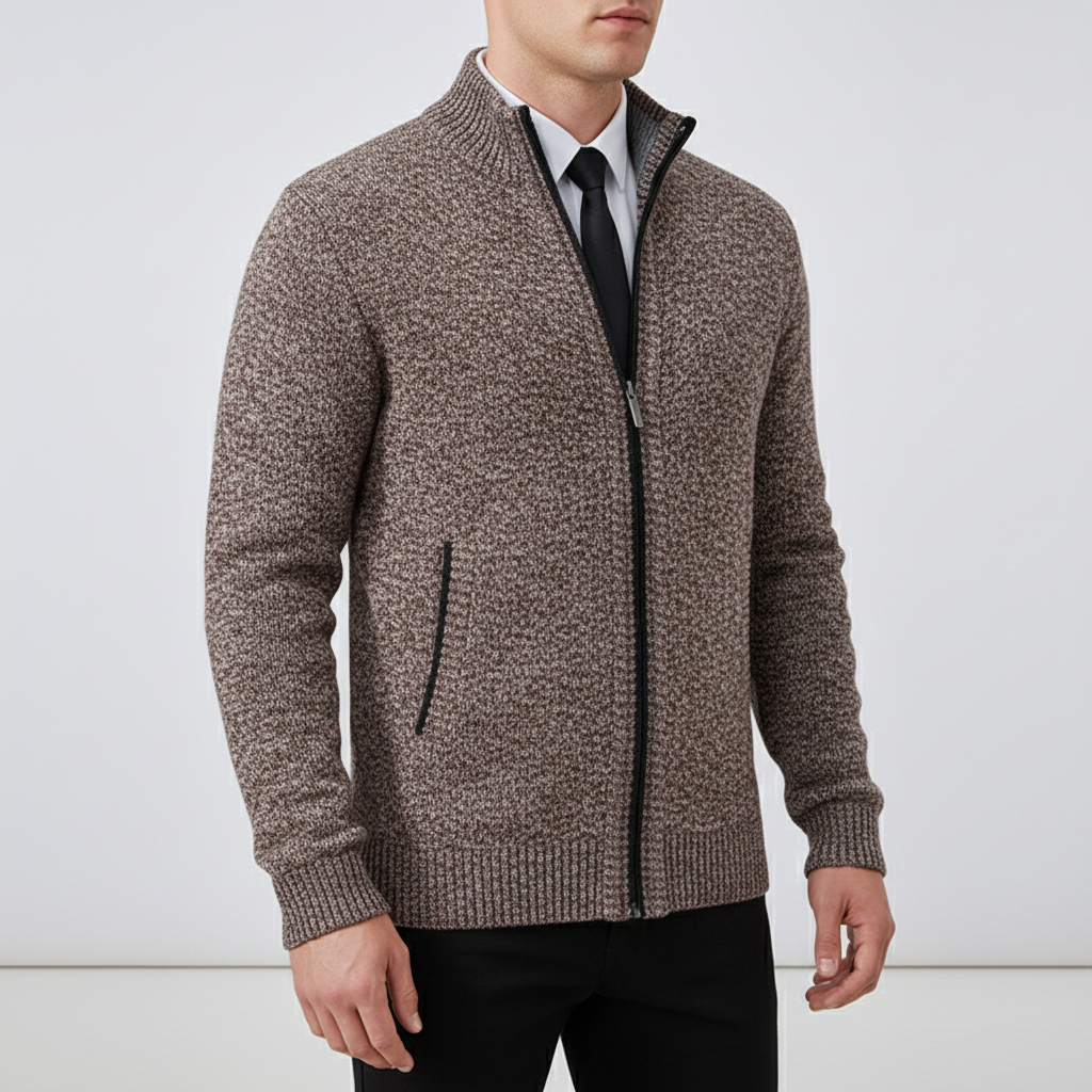 Nordspur | Men Casual Zip Cardigan