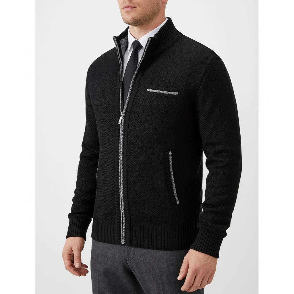 Nordspur | Men Casual Zip Cardigan