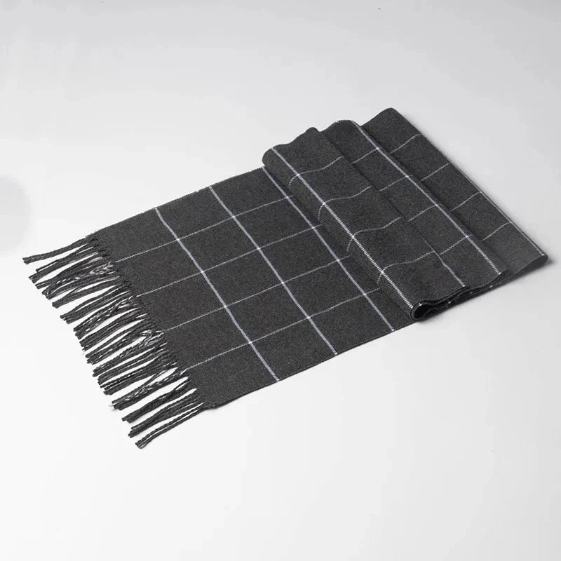 Nordspur | Men's Long Plaid Scarf