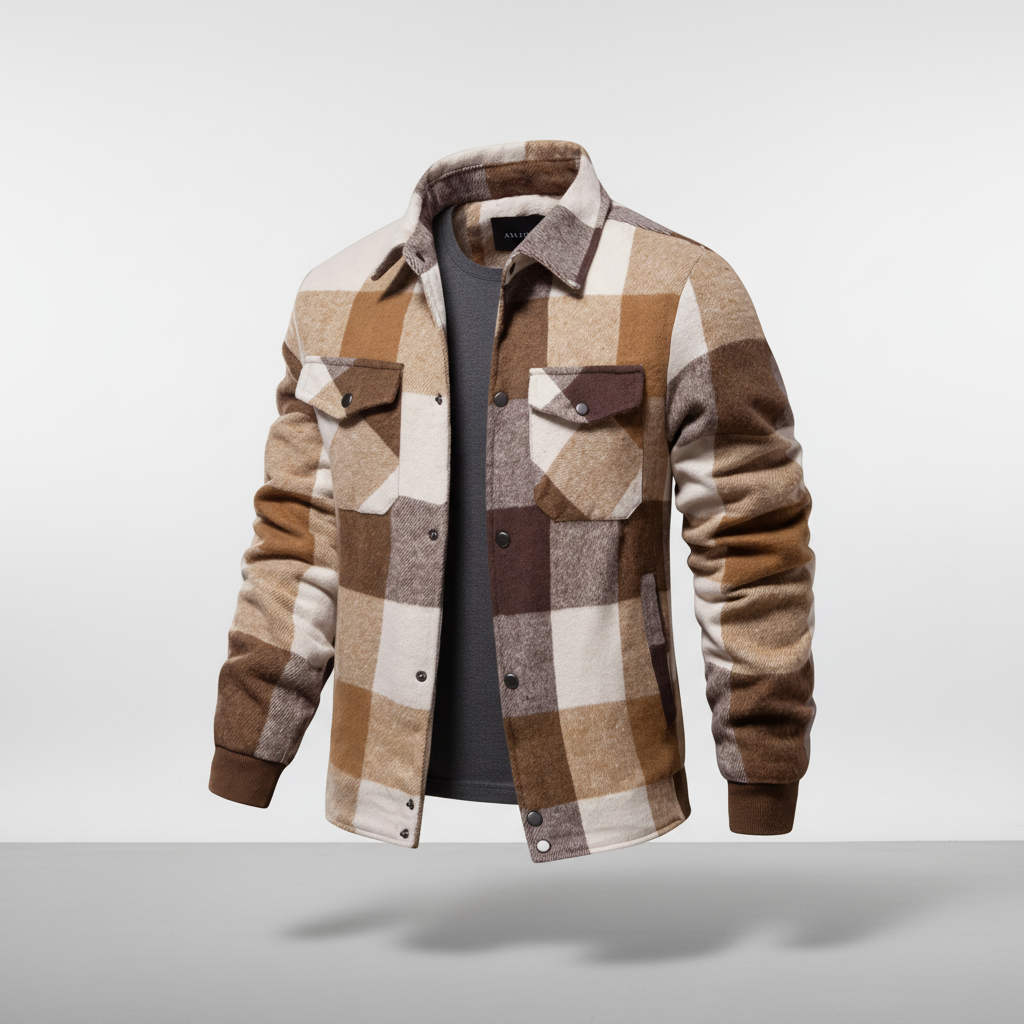 Nordspur | Men S Plaid Shirt Jacket