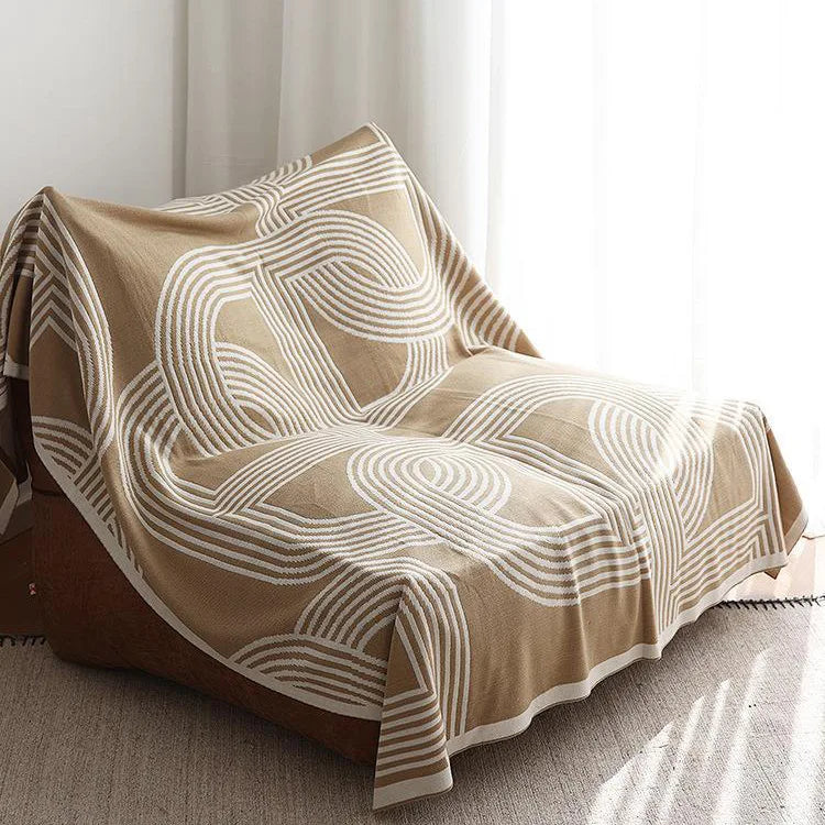 Nordspur | Nordiva Modern Geometric Throw Blanket