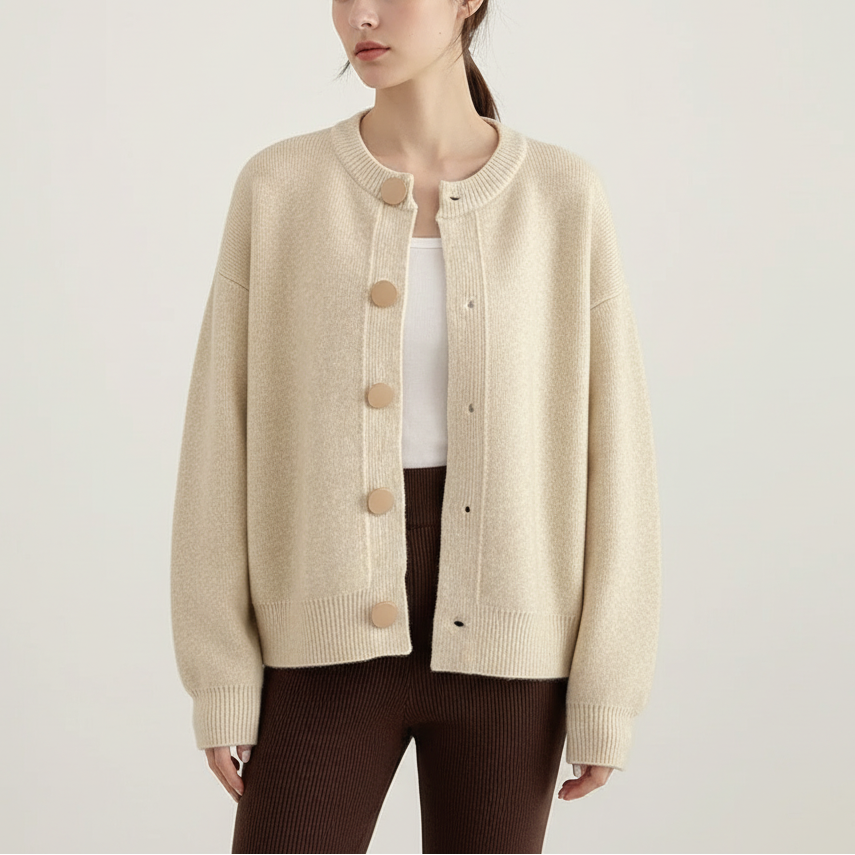 Nordspur | O Neck Knitted Cardigan