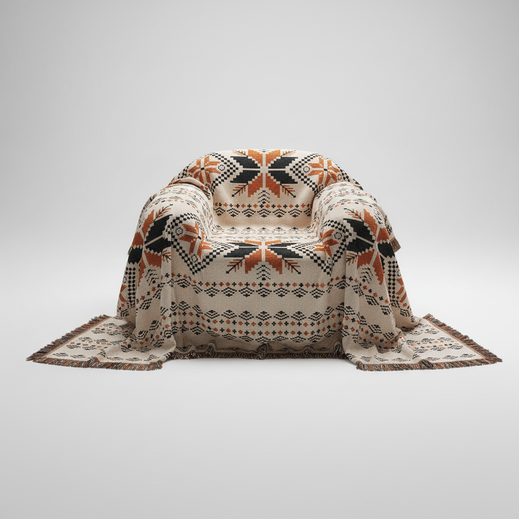 Nordspur | Oversized Woven Throw Blanket