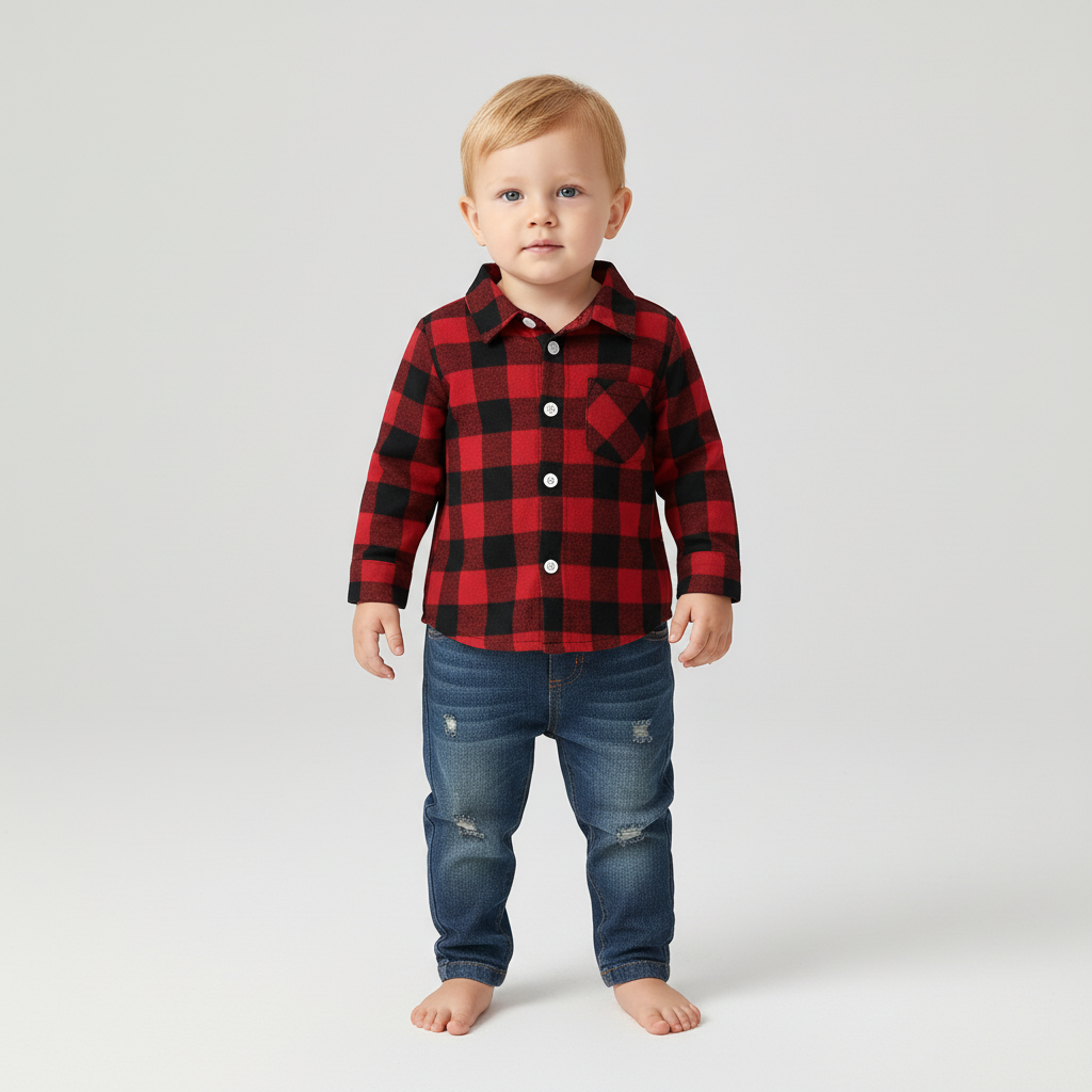 Nordspur | Plaid Flannel Shirt Set