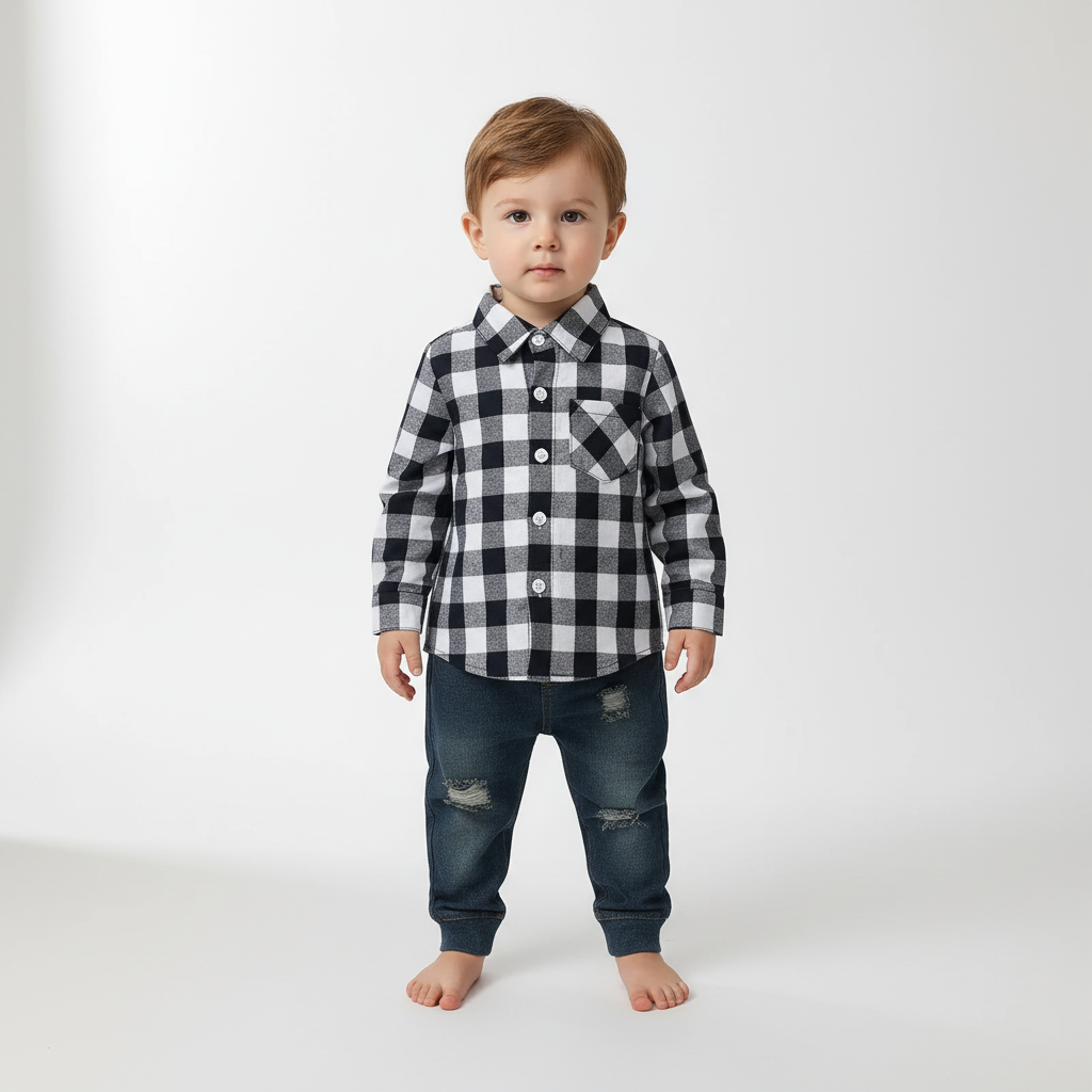 Nordspur | Plaid Flannel Shirt Set