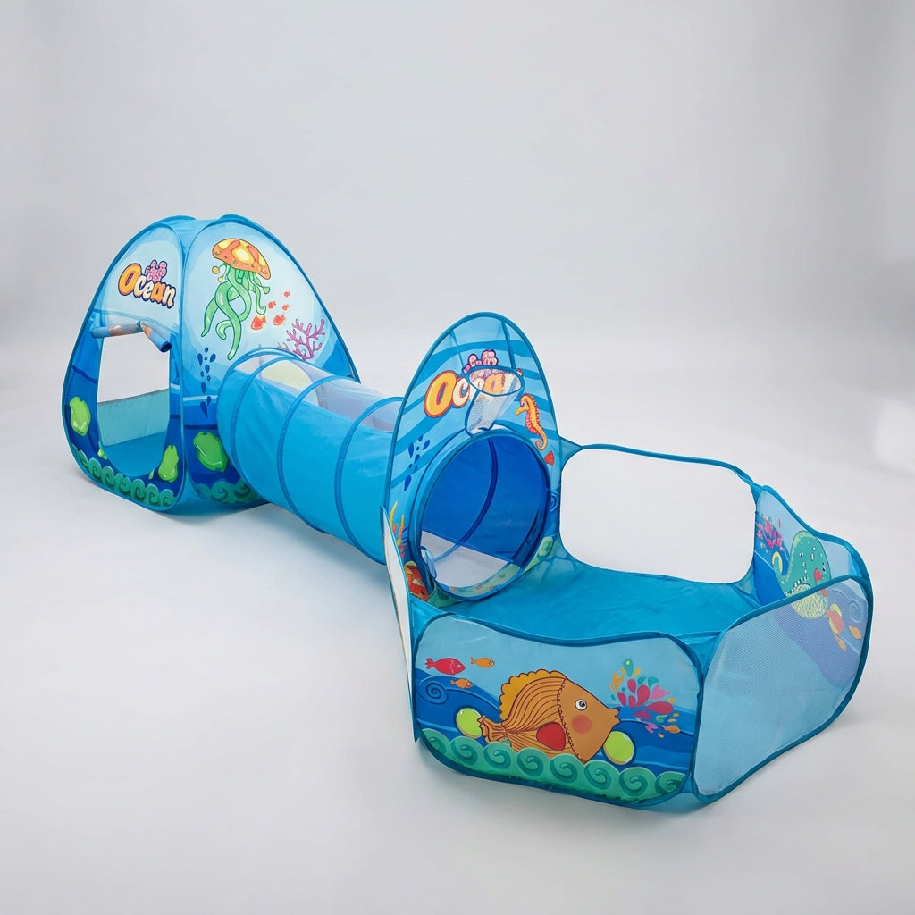 Nordspur | Playqube Foldable 3 In 1 Play Tent