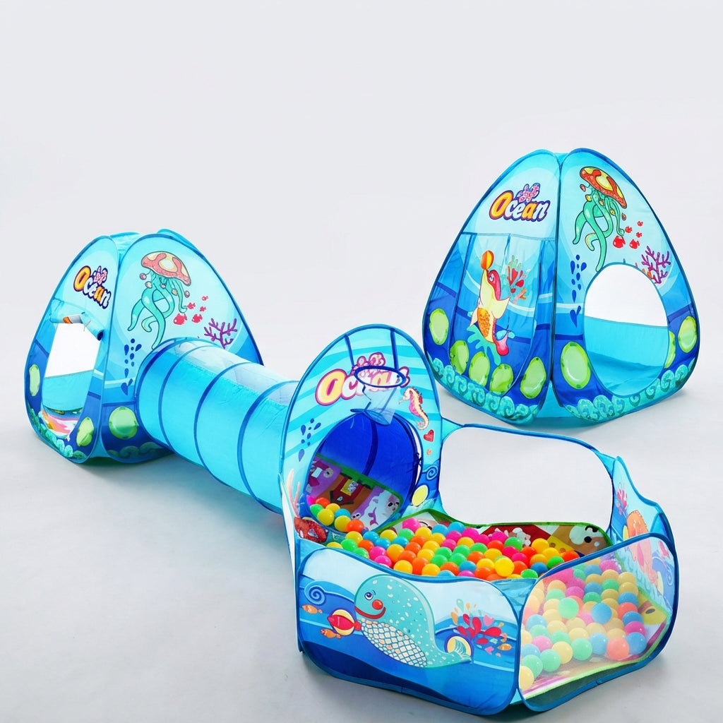 Nordspur | Playqube Foldable 3 In 1 Play Tent