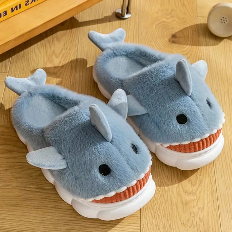 Nordspur | Plush Cartoon Shark Slippers
