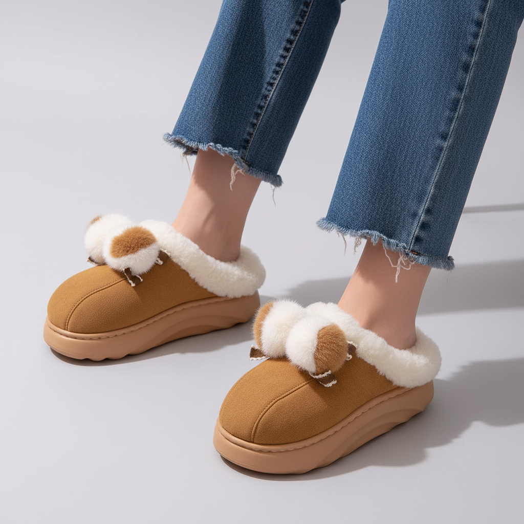 Nordspur | Plush Faux Fur Slippers