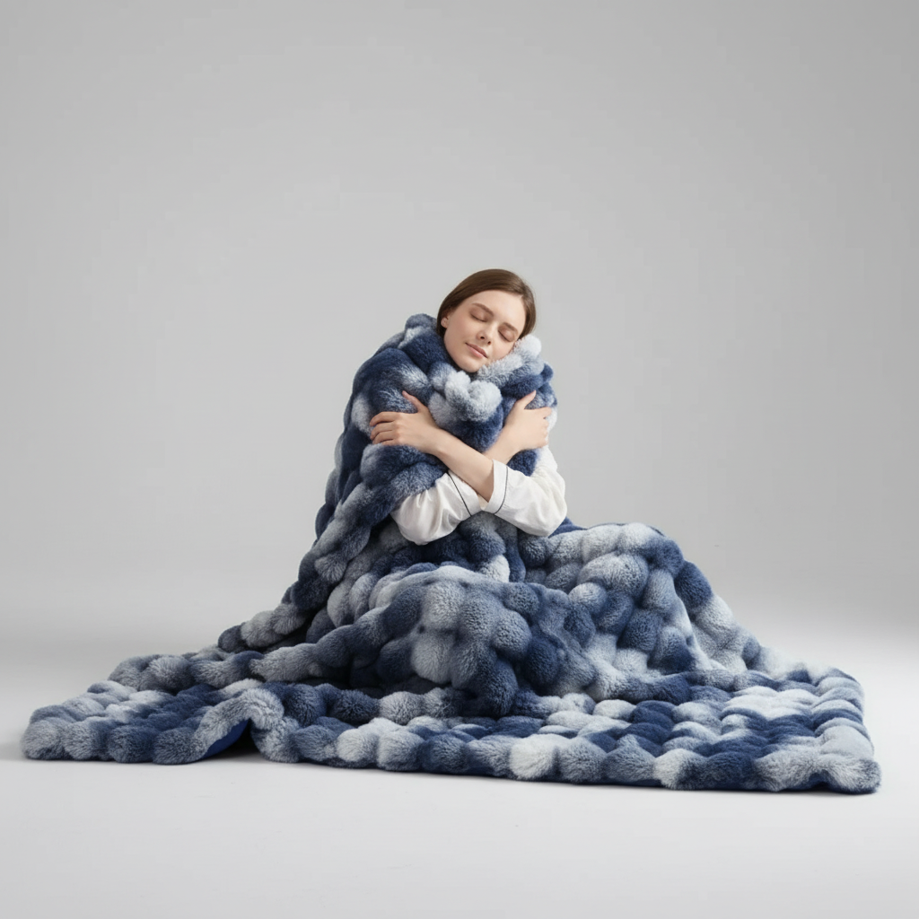 Nordspur | Plush Faux Rabbit Throw