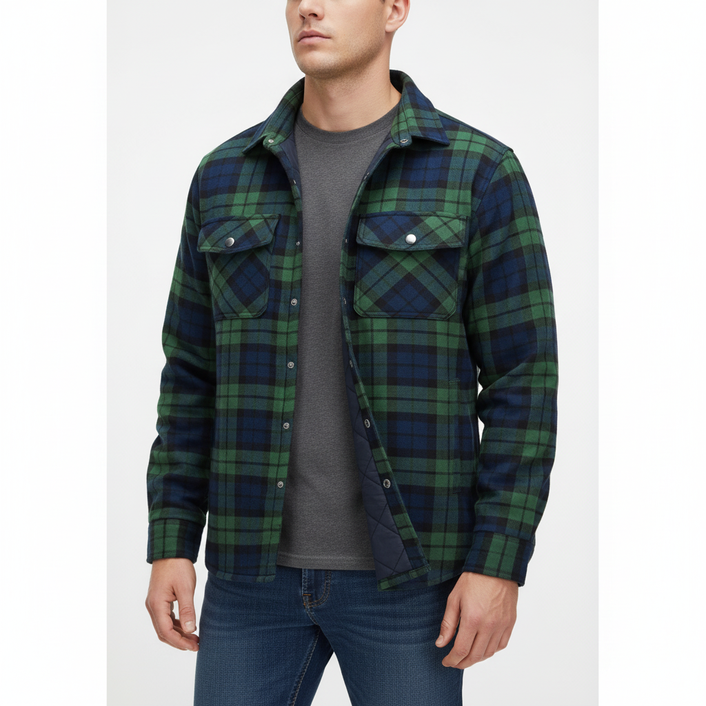 Nordspur | Quilt Lined Flannel Jacket