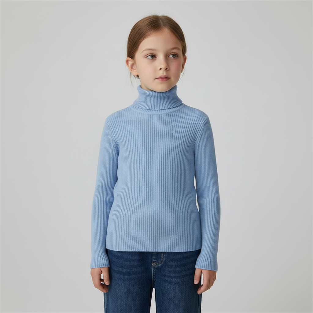 Nordspur | Rib Knit Cotton Turtleneck