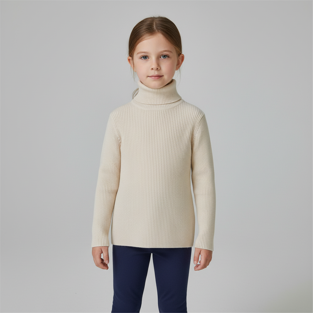 Nordspur | Rib Knit Cotton Turtleneck