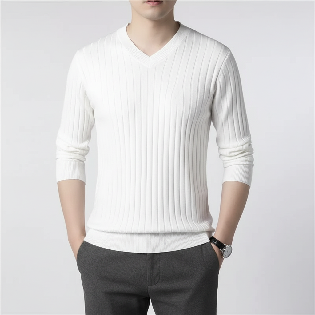 Nordspur | Rib Knit Crew Sweater