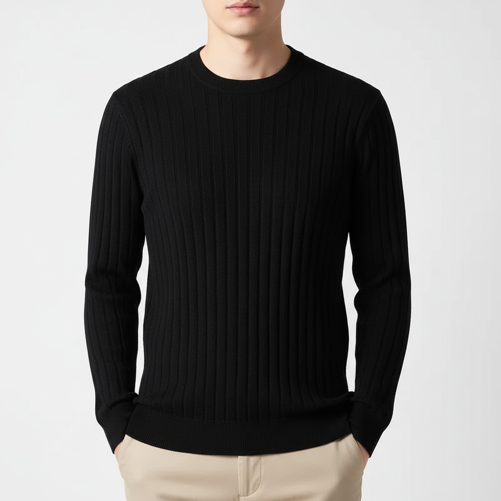 Nordspur | Rib Knit Crew Sweater