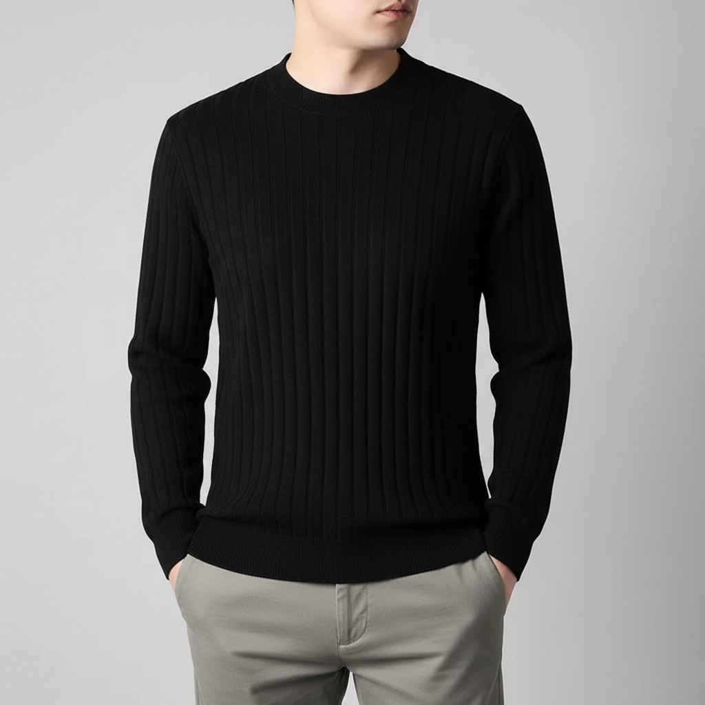 Nordspur | Rib Knit Crew Sweater
