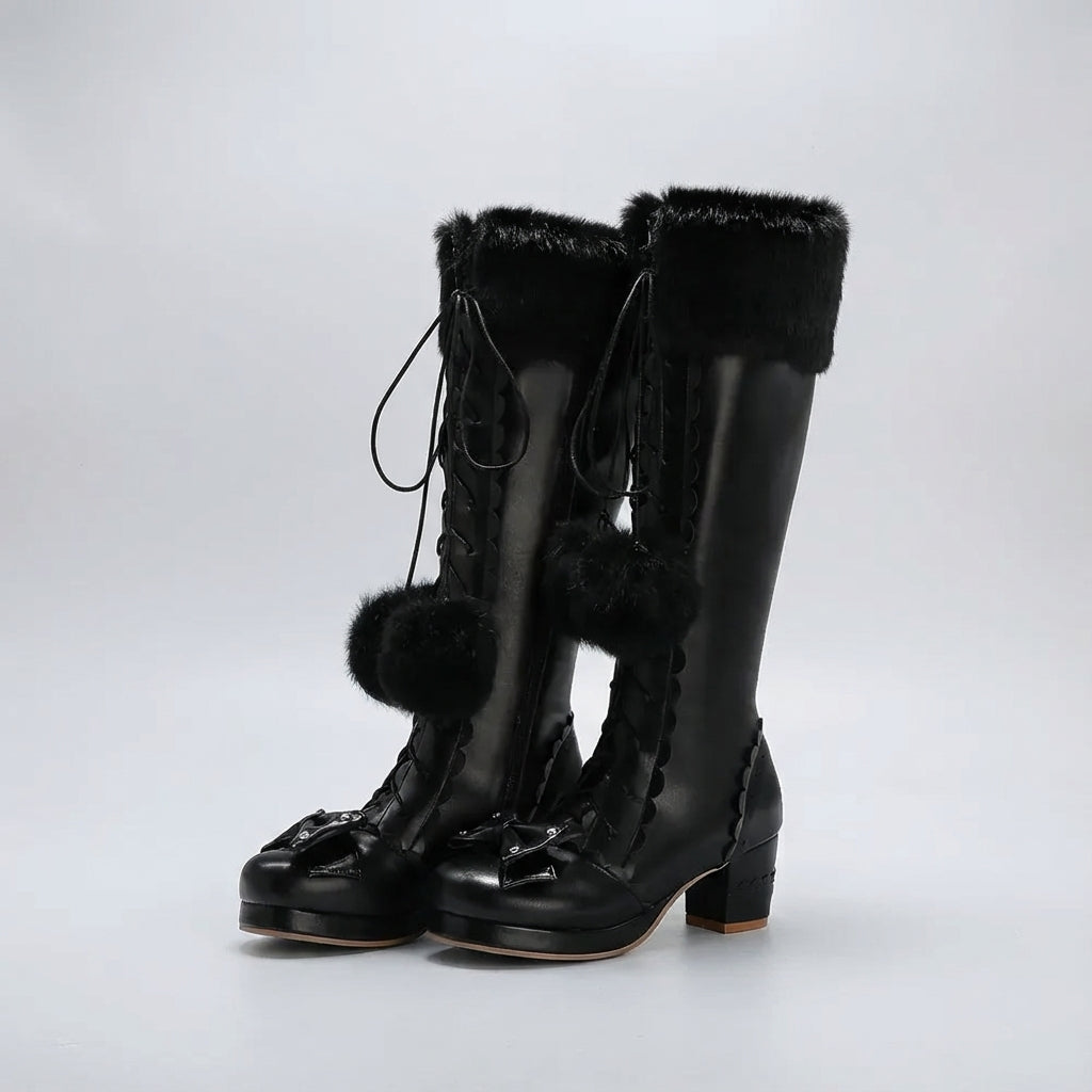 Nordspur | Roselacea Knee High Lace Boots