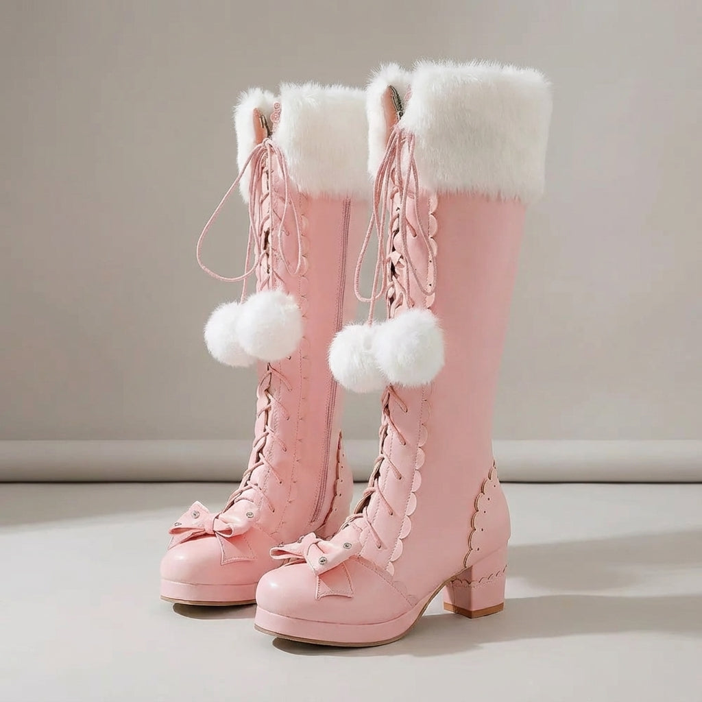 Nordspur | Roselacea Knee High Lace Boots