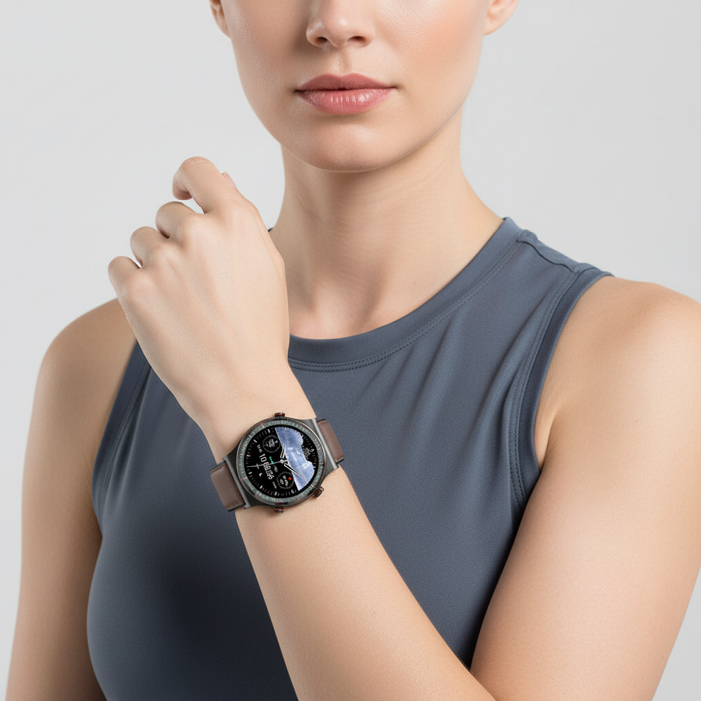 Nordspur | Round HD Touchscreen Smartwatch