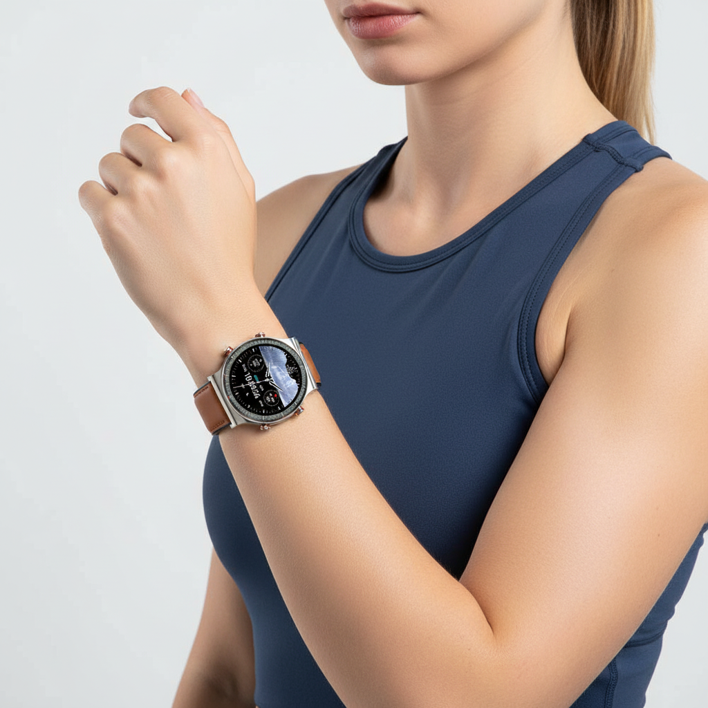 Nordspur | Round HD Touchscreen Smartwatch