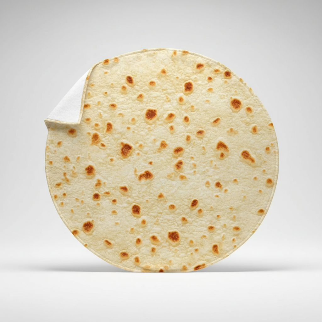 Nordspur | Round Printed Flannel Blanket