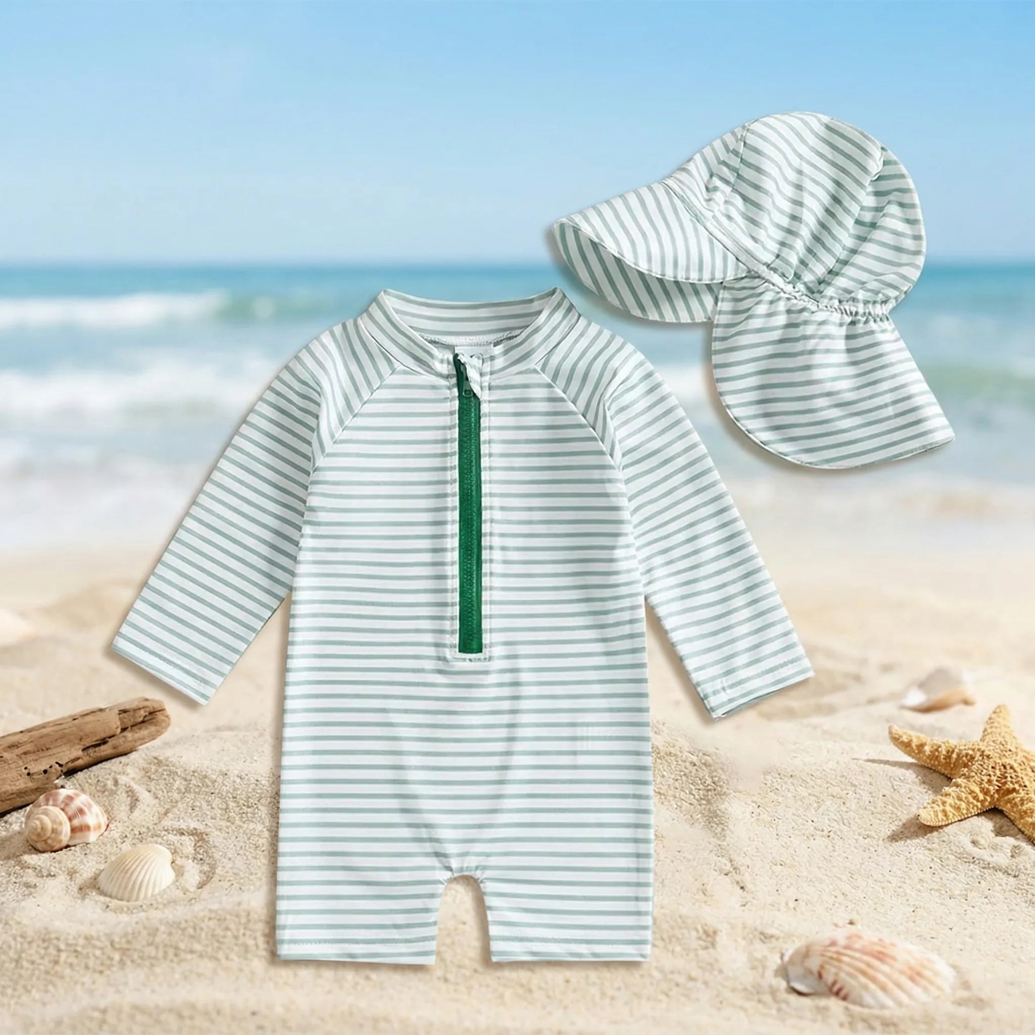 Nordspur | Seabuddo Long Sleeve Zip Swim Romper