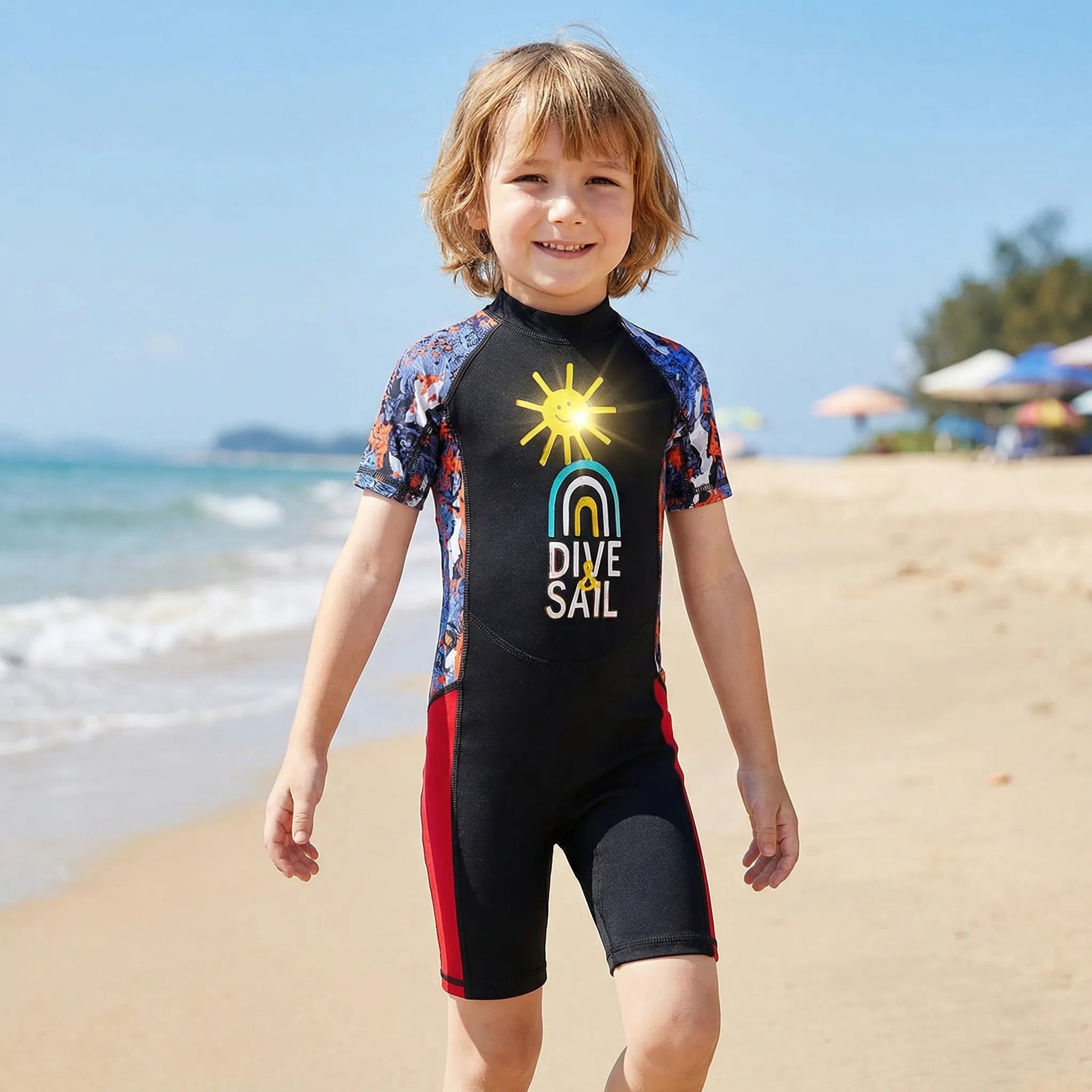 Nordspur | Seakiddo Short Sleeve One Piece Swimsuit