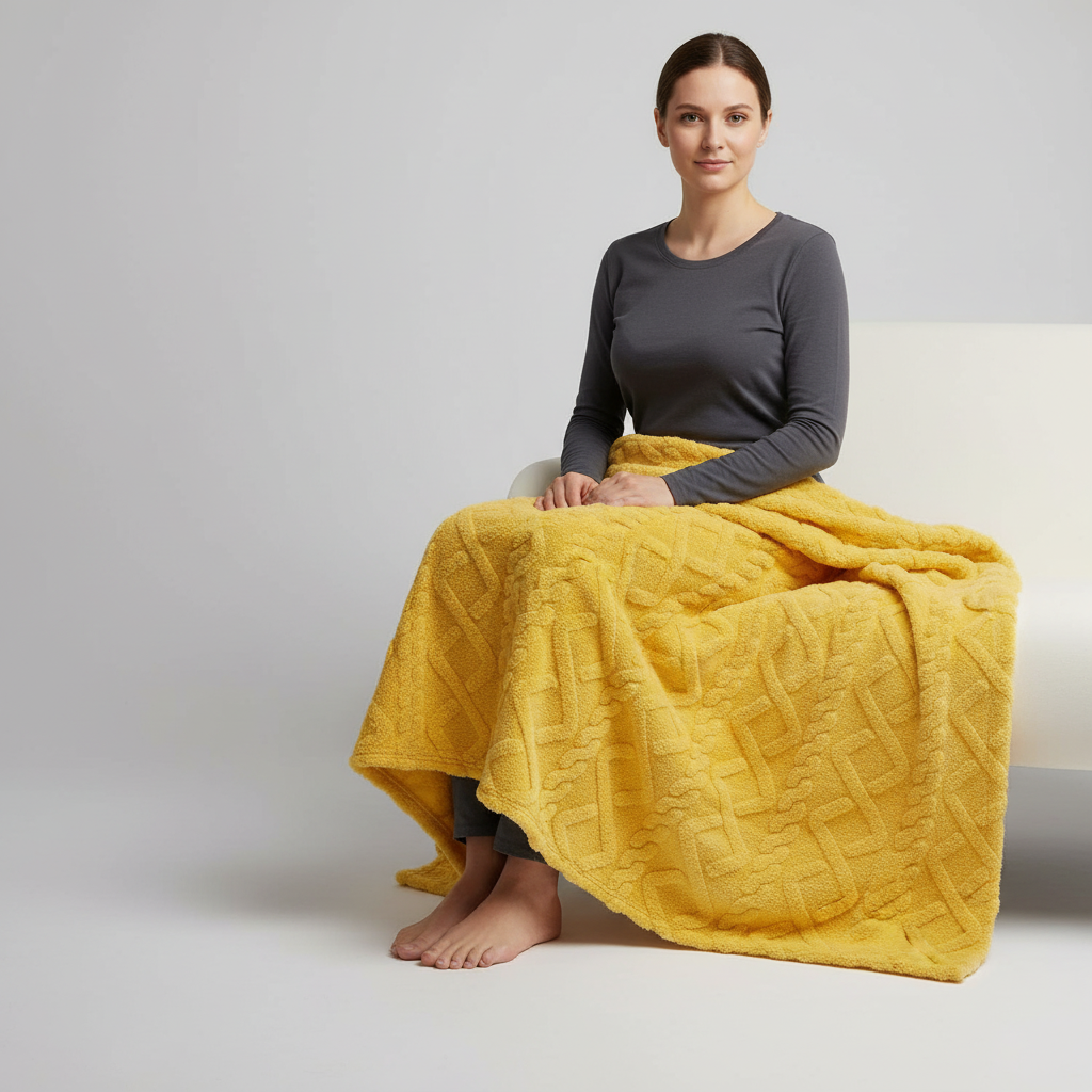 Nordspur | Single Layer Coral Fleece Throw
