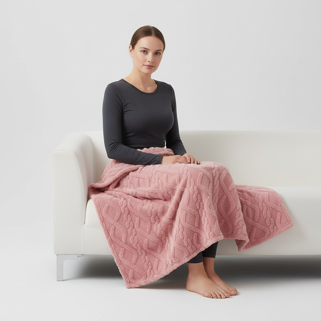 Nordspur | Single Layer Coral Fleece Throw