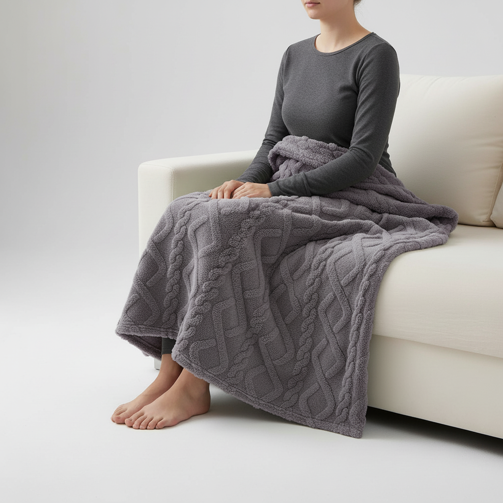 Nordspur | Single Layer Coral Fleece Throw