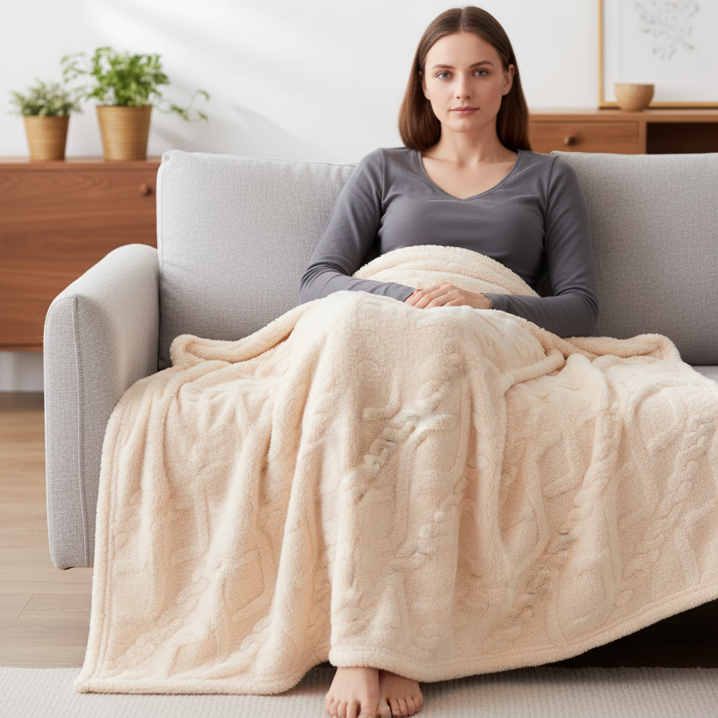 Nordspur | Single Layer Coral Fleece Throw