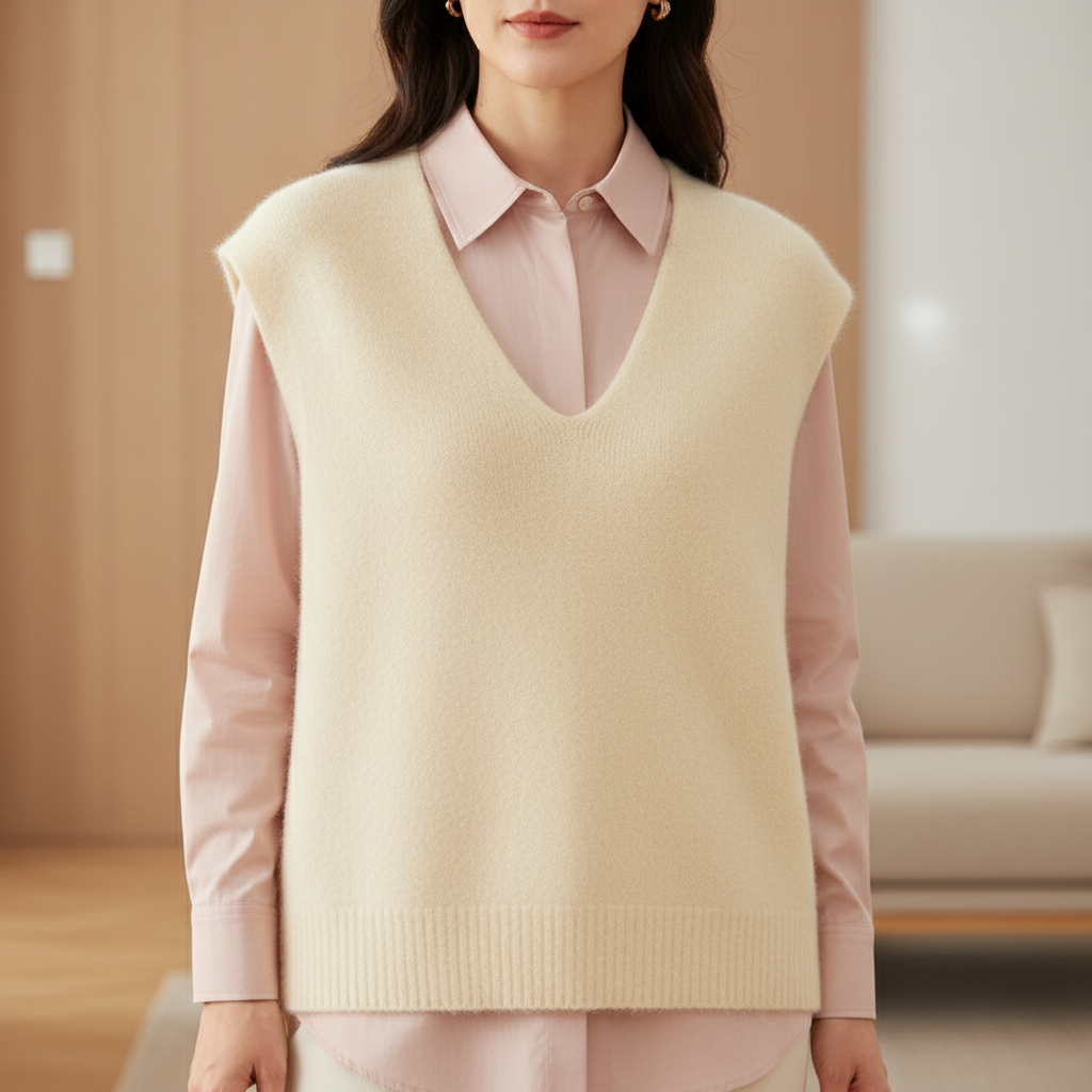 Nordspur | Sleeveless V Neck Knit Vest