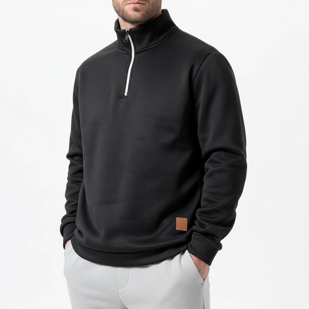 Nordspur | Slim Fit Quarter Zip Pullover