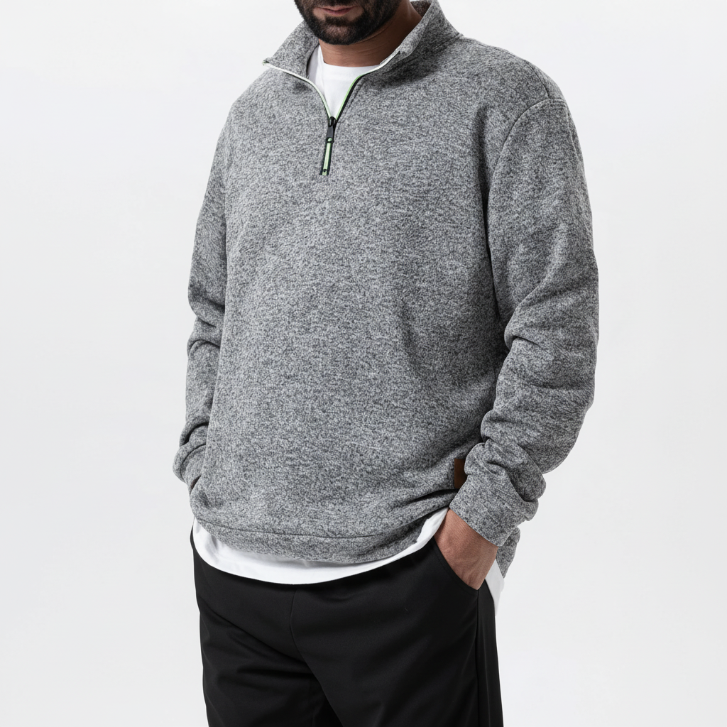 Nordspur | Slim Fit Quarter Zip Pullover