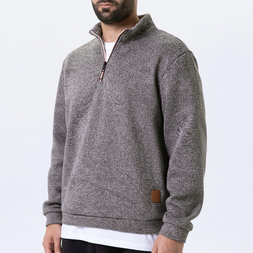 Nordspur | Slim Fit Quarter Zip Pullover