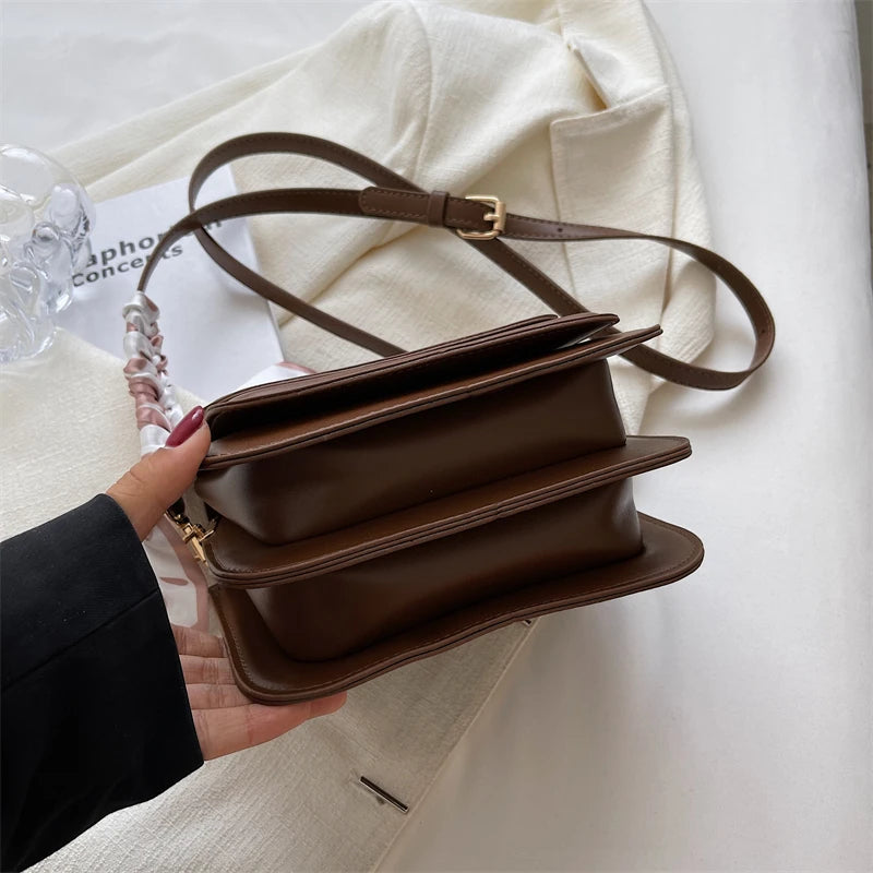 Nordspur | Small Square PU Shoulder Bag