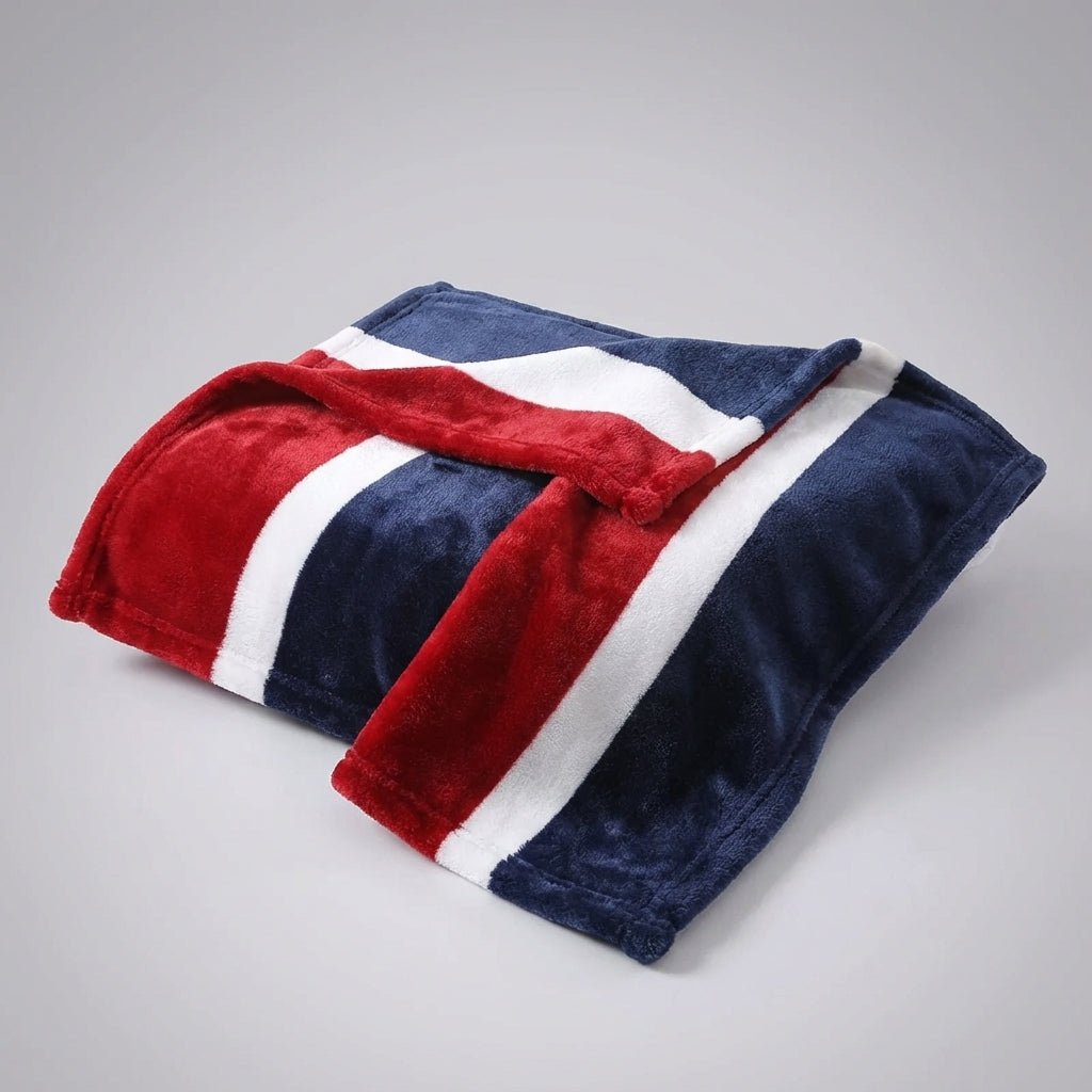 Nordspur | Snugrell Plush Striped Throw Blanket