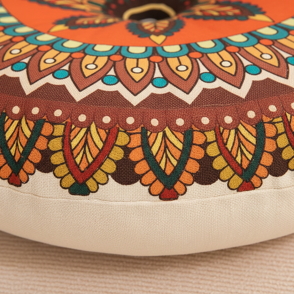 Nordspur | Solivra Round Bohemian Floor Cushion
