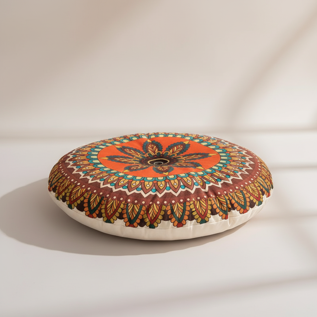 Nordspur | Solivra Round Bohemian Floor Cushion