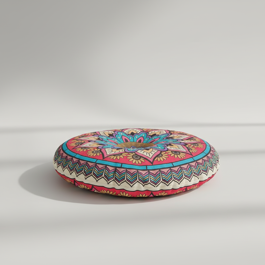 Nordspur | Solivra Round Bohemian Floor Cushion