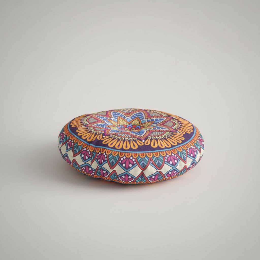Nordspur | Solivra Round Bohemian Floor Cushion