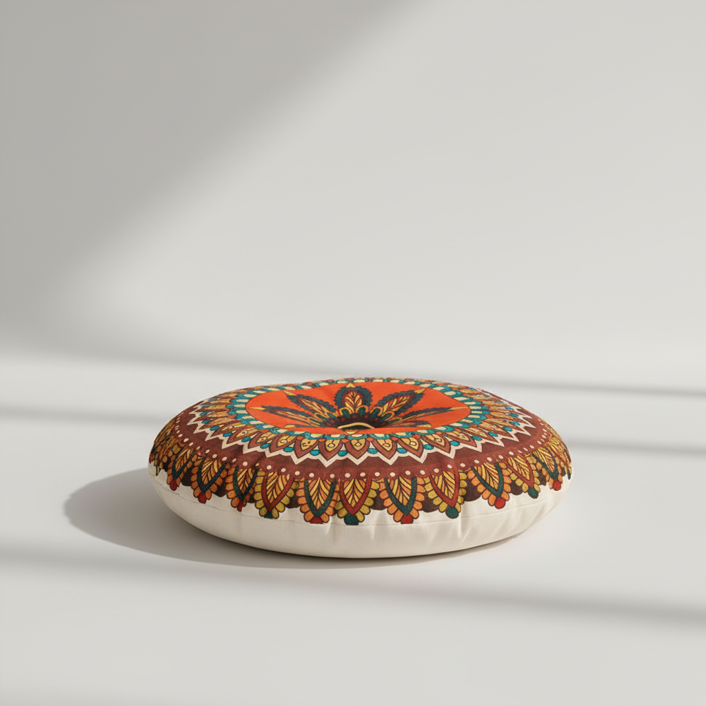Nordspur | Solivra Round Bohemian Floor Cushion