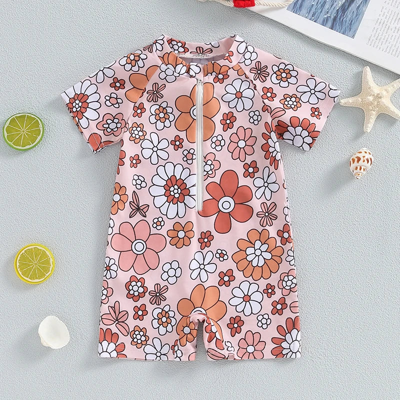 Nordspur | Splashosaur Short Sleeve Zip Romper