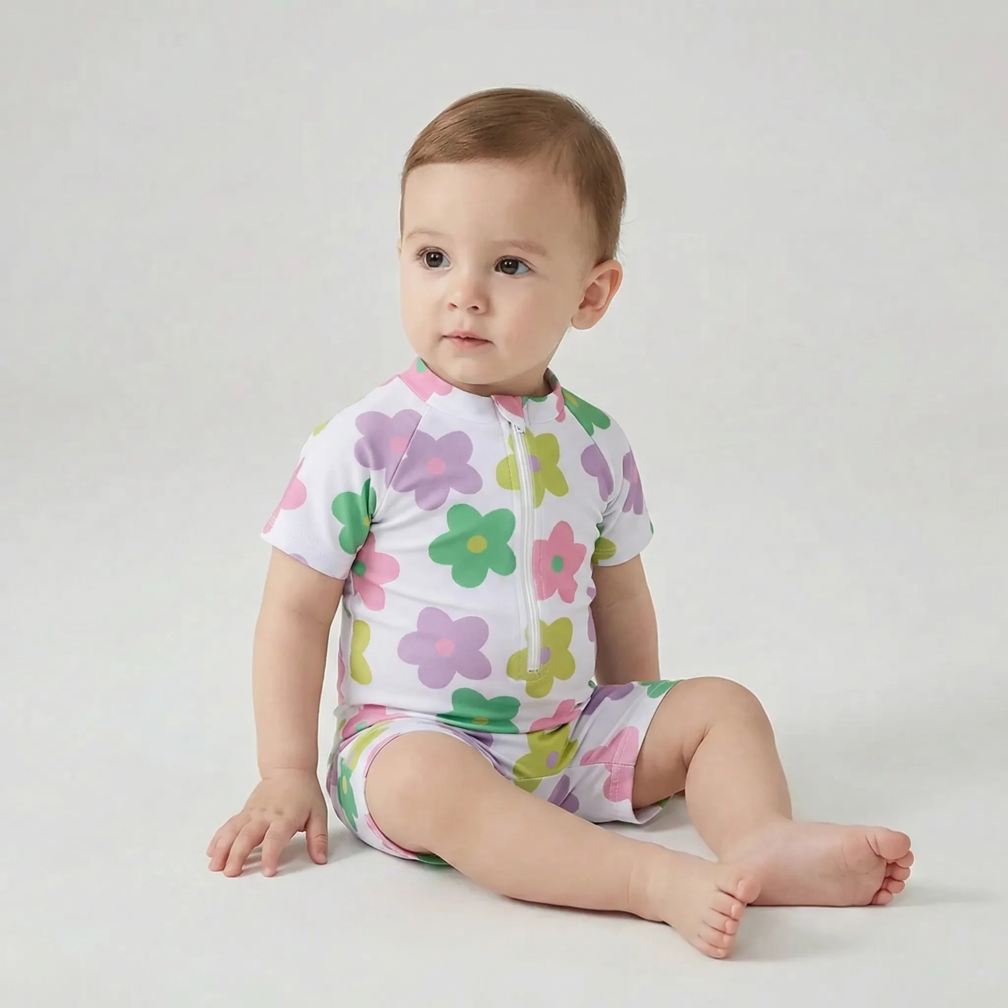 Nordspur | Splashosaur Short Sleeve Zip Romper