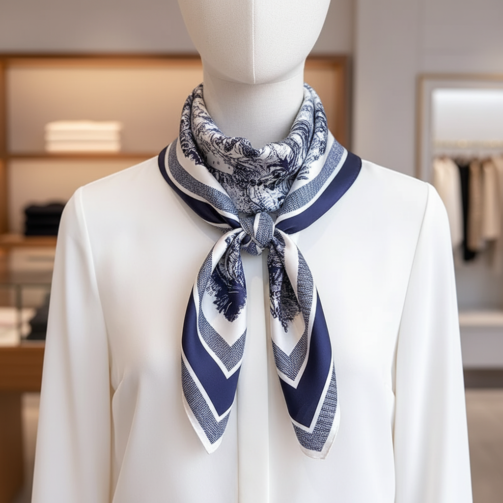 Nordspur | Square Simulated Silk Scarf